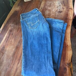 American Eagle Outfitters Blue Straight Leg Jeans